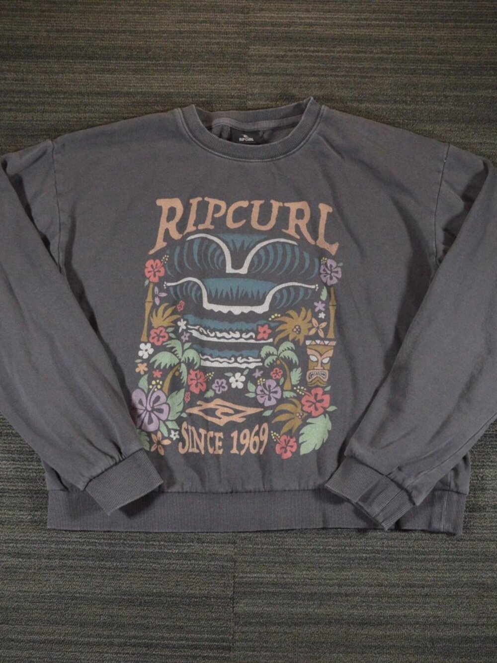 Rip Curl Tiki Tropic Relaxed Crew Women’s Medium